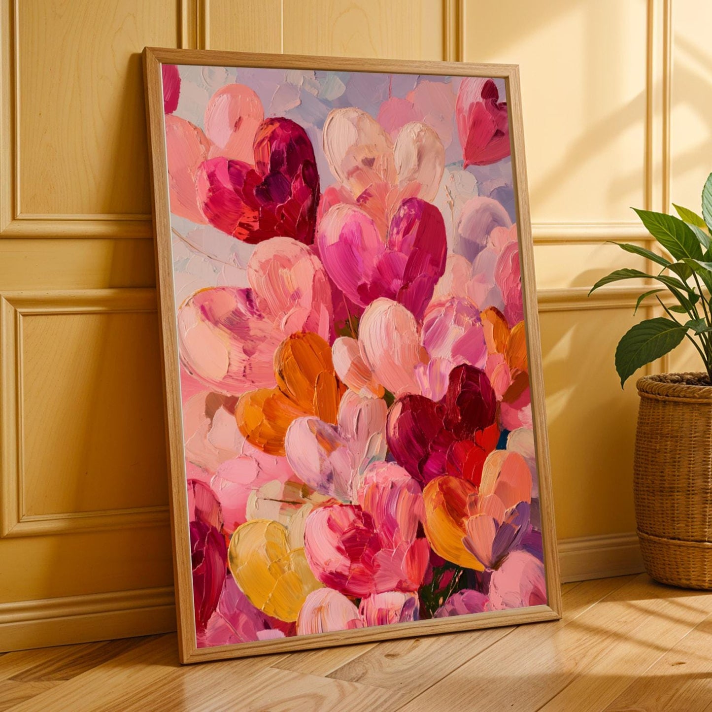 Abstract Heart Wall Art Print I Soluna Soul