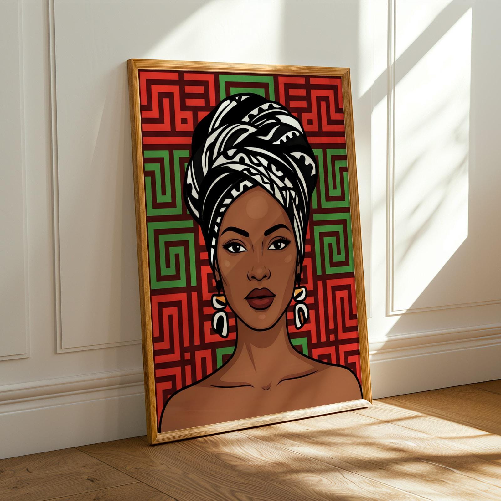African Queen Wall Art Print IIII Soluna Soul