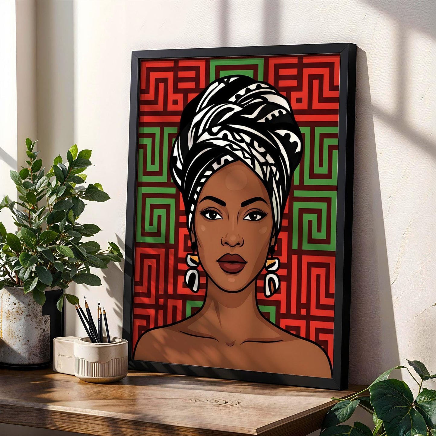 African Queen Wall Art Print IIII Soluna Soul