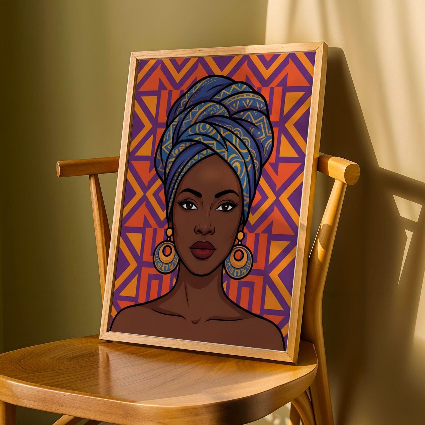 African Queen Wall Art Print III Soluna Soul