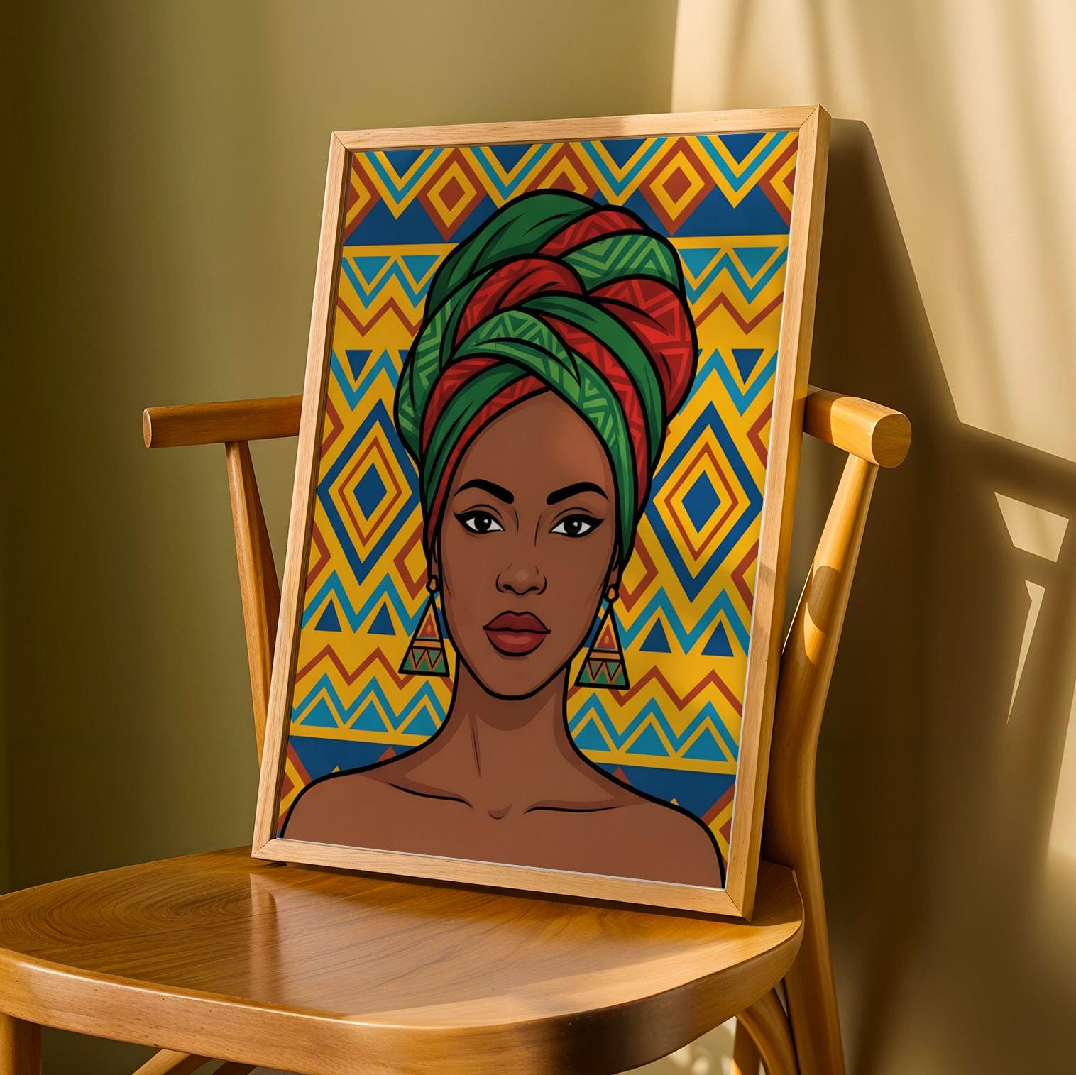 African Queen Wall Art Print I Soluna Soul