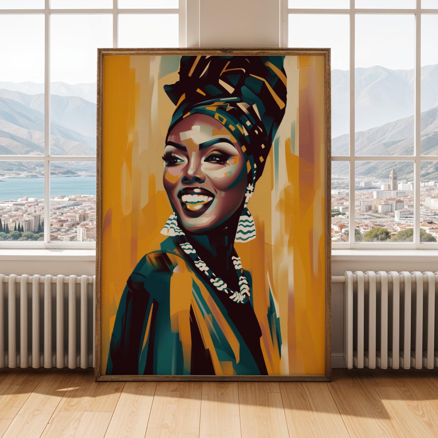 African Queen Wall Art Print XX Soluna Soul