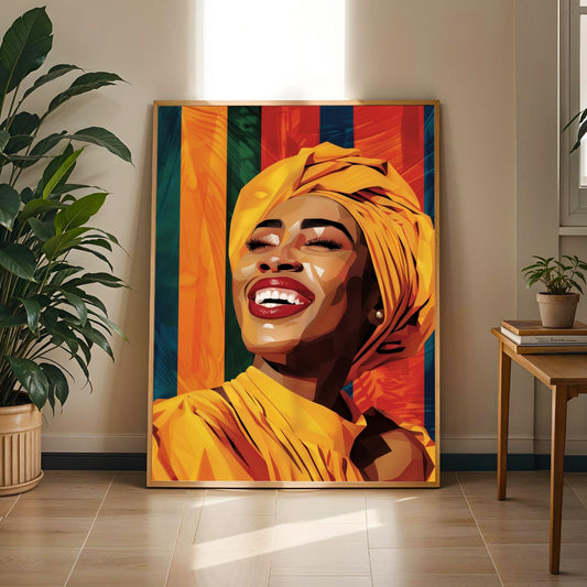 African Queen Wall Art Print IX Soluna Soul