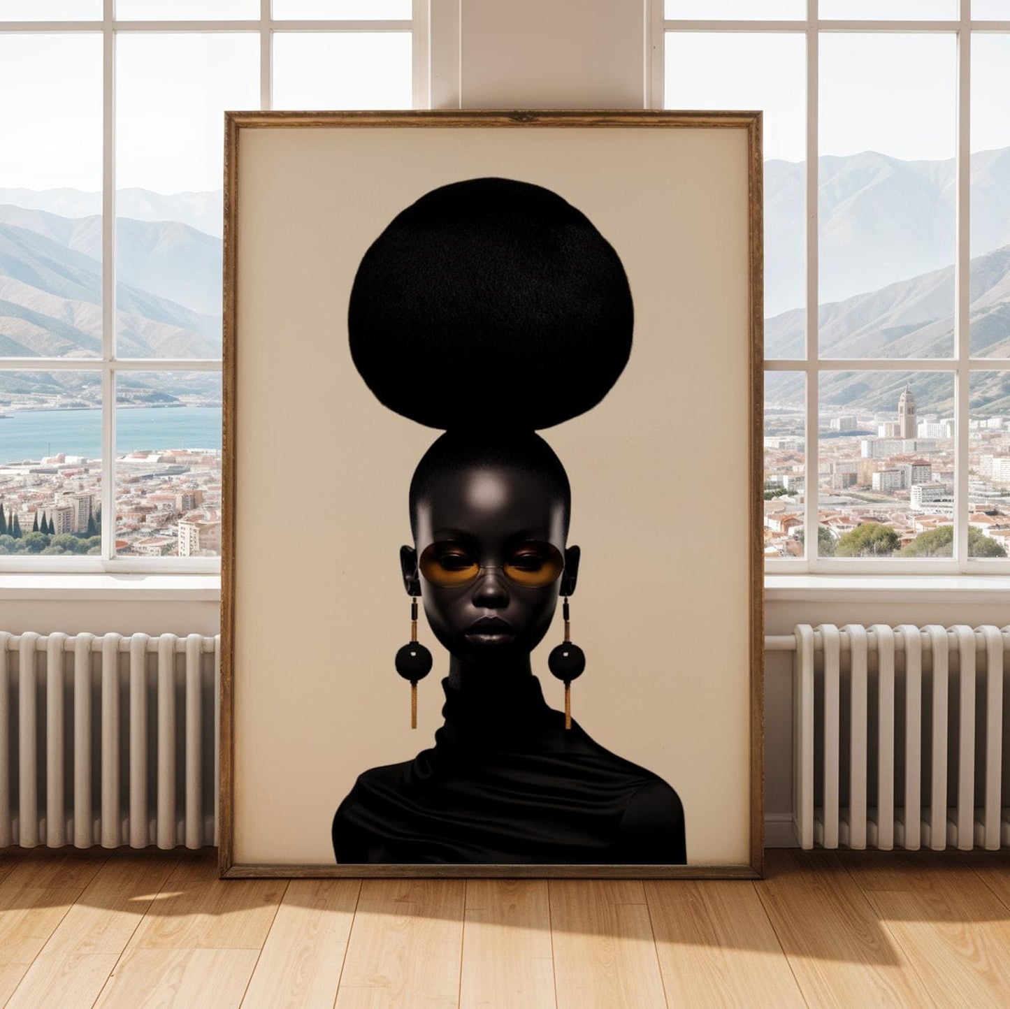 Modern Black Woman Art Print II Soluna Soul