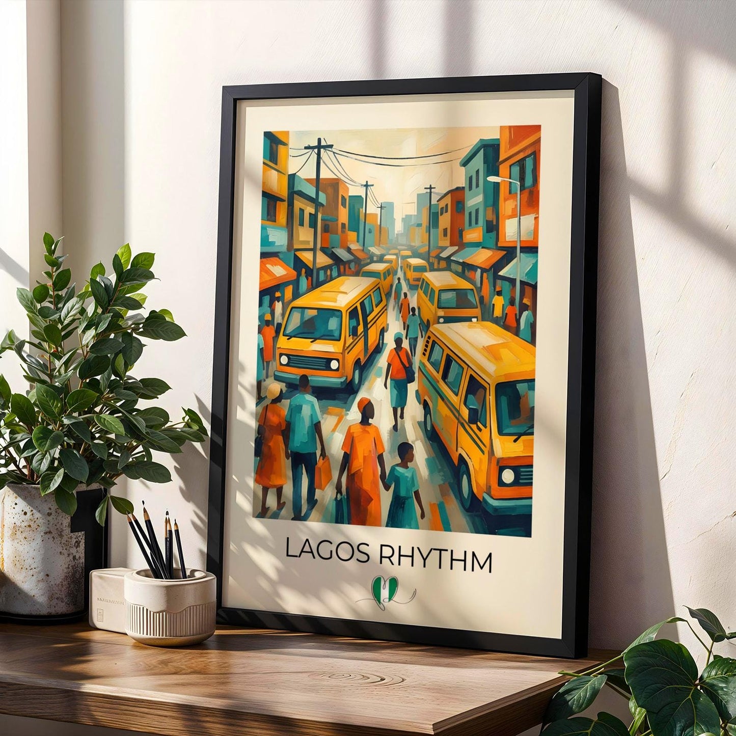 Lagos Rhythm Wall Art Print Soluna Soul