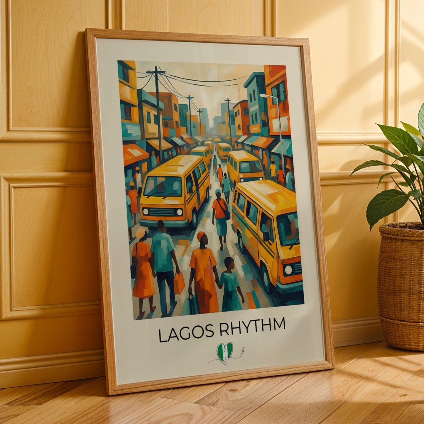 Lagos Rhythm Wall Art Print Soluna Soul