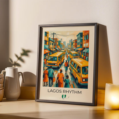 Lagos Rhythm Wall Art Print Soluna Soul
