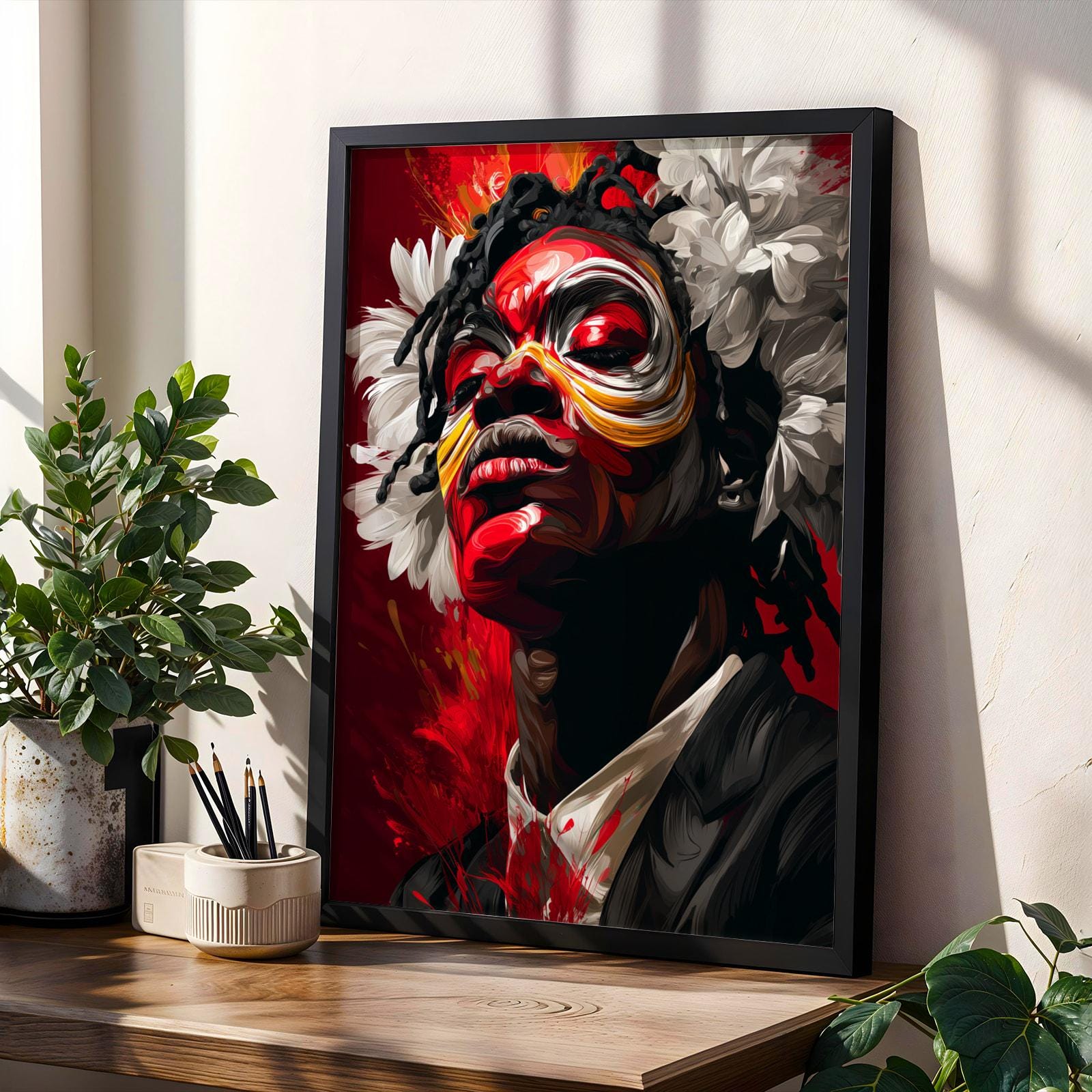 Abstract Expression  Wall Art Print Soluna Soul