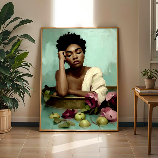 Melanin Goddess Self Care Wall Art Print VI Soluna Soul