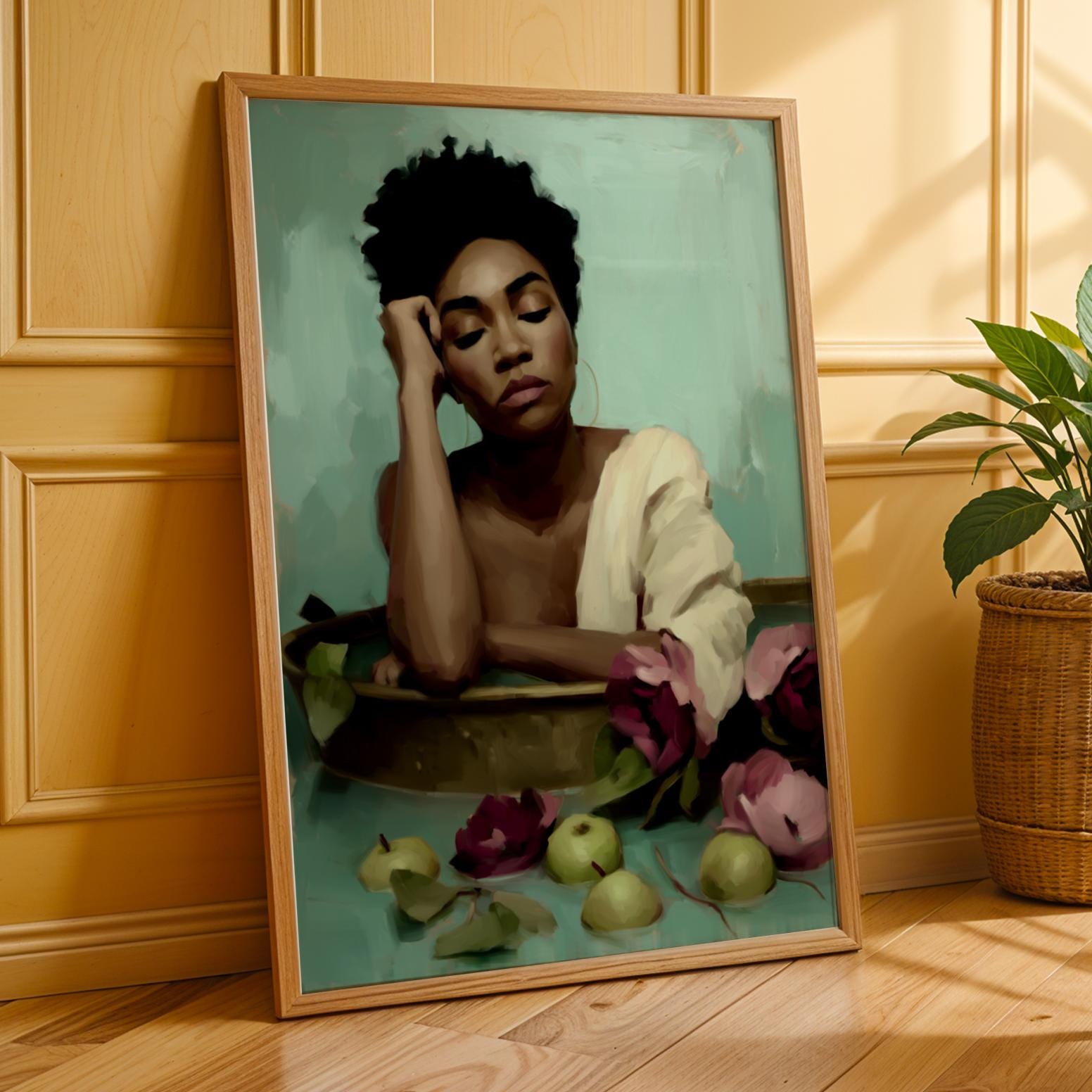 Melanin Goddess Self Care Wall Art Print VI Soluna Soul