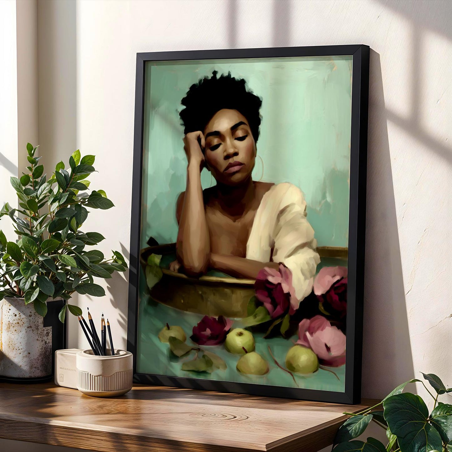Melanin Goddess Self Care Wall Art Print VI Soluna Soul