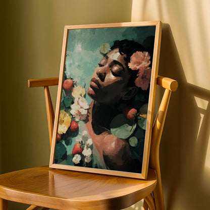 Melanin Goddess Self Care Wall Art Print IV Soluna Soul