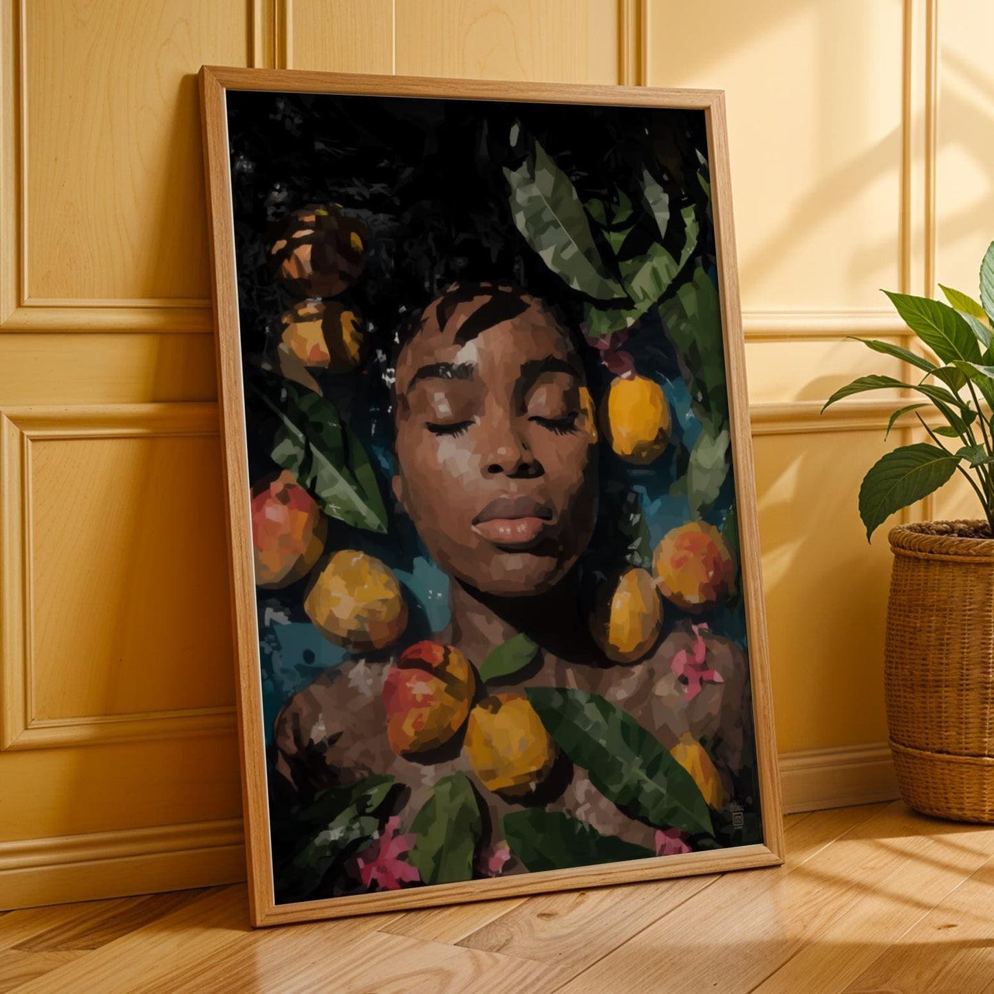 Melanin Goddess Self Care Wall Art Print III Soluna Soul