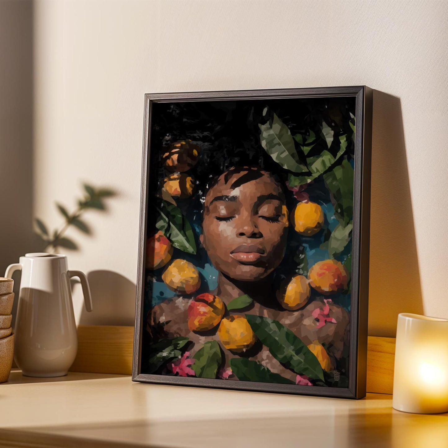 Melanin Goddess Self Care Wall Art Print III Soluna Soul