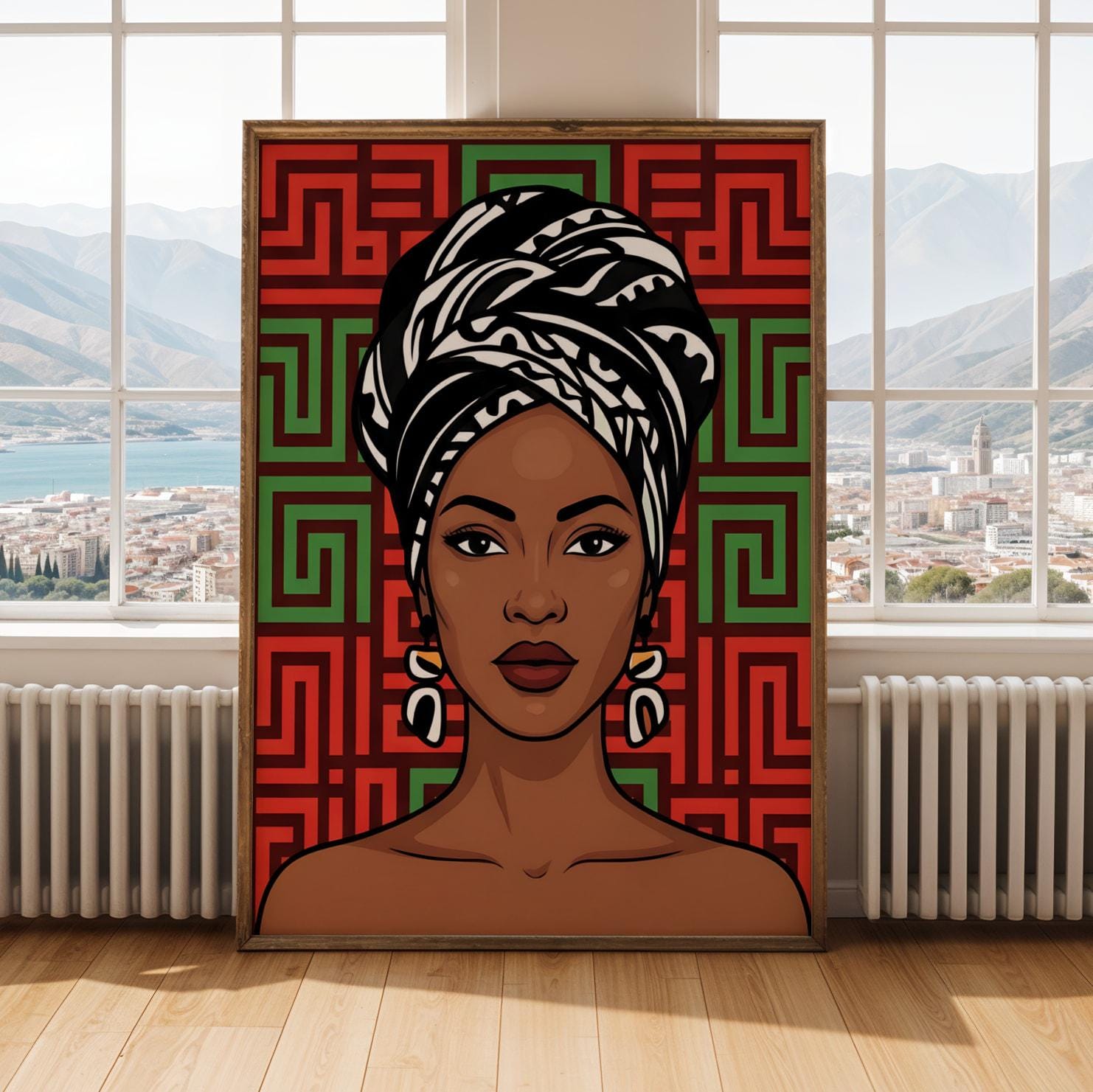 African Queen Wall Art Print IIII Soluna Soul