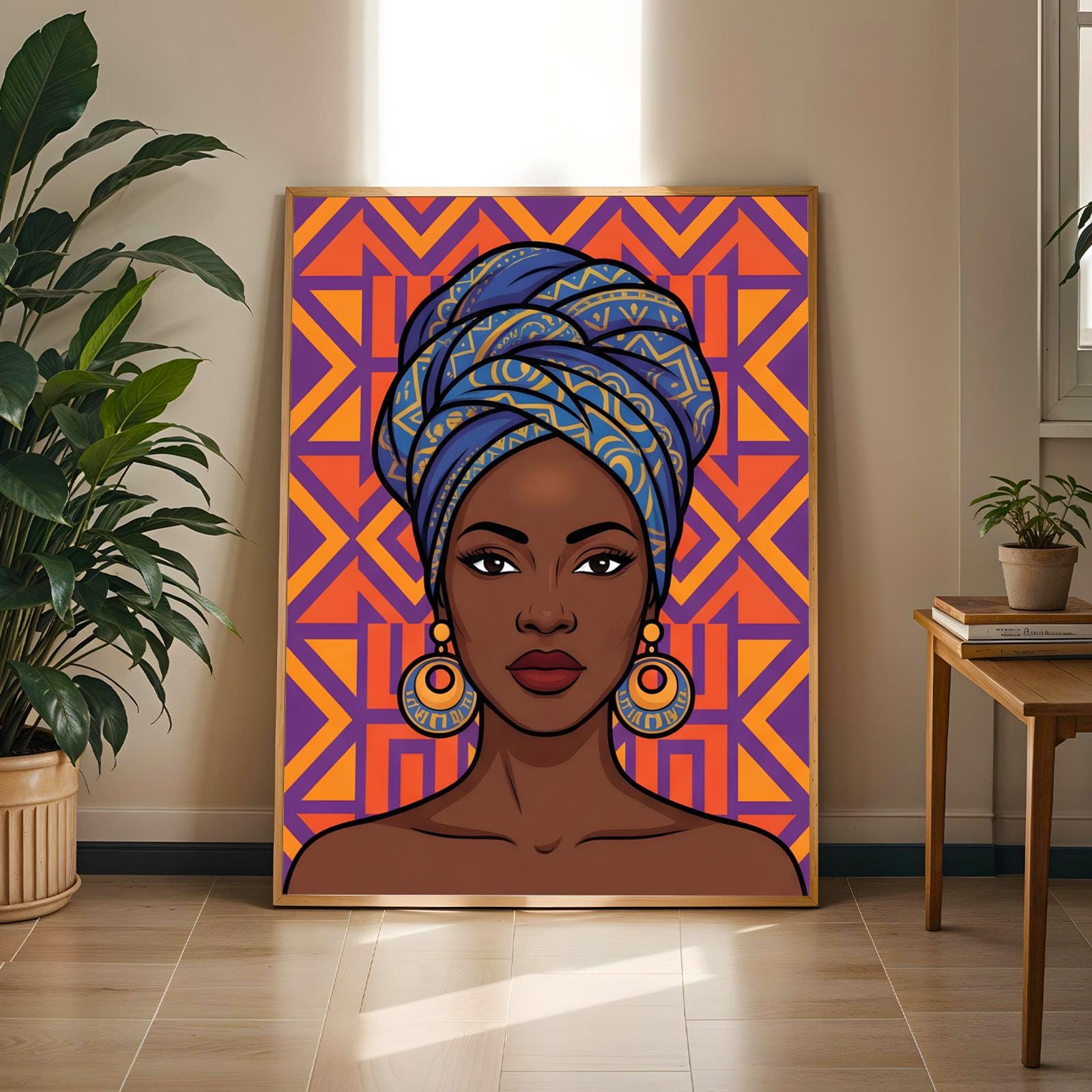 African Queen Wall Art Print III Soluna Soul