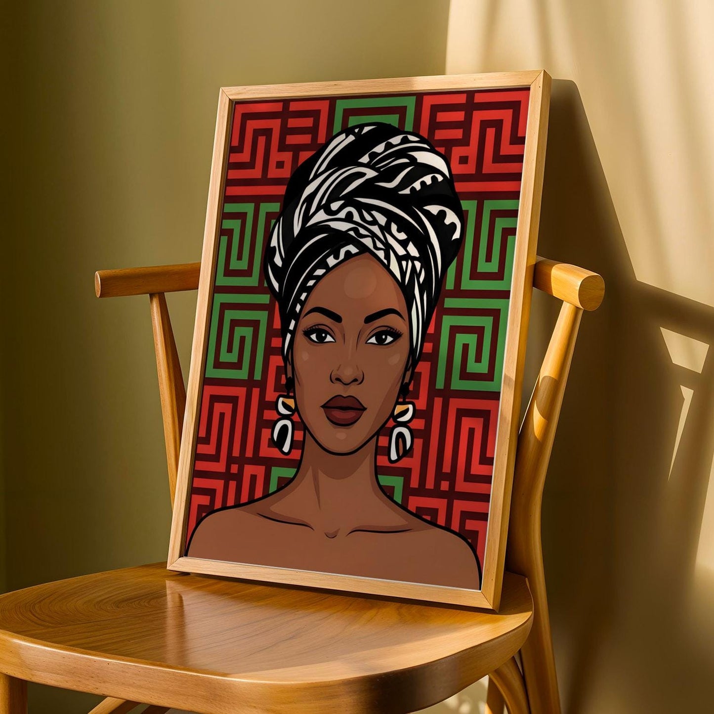 African Queen Wall Art Print IIII Soluna Soul