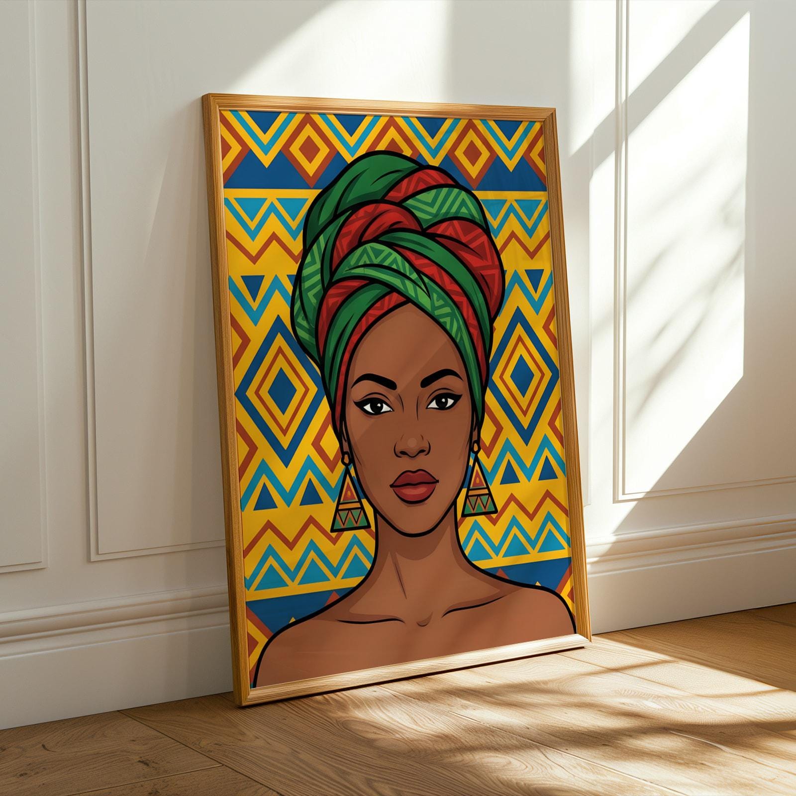 African Queen Wall Art Print I Soluna Soul