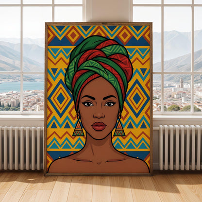 African Queen Wall Art Print I Soluna Soul