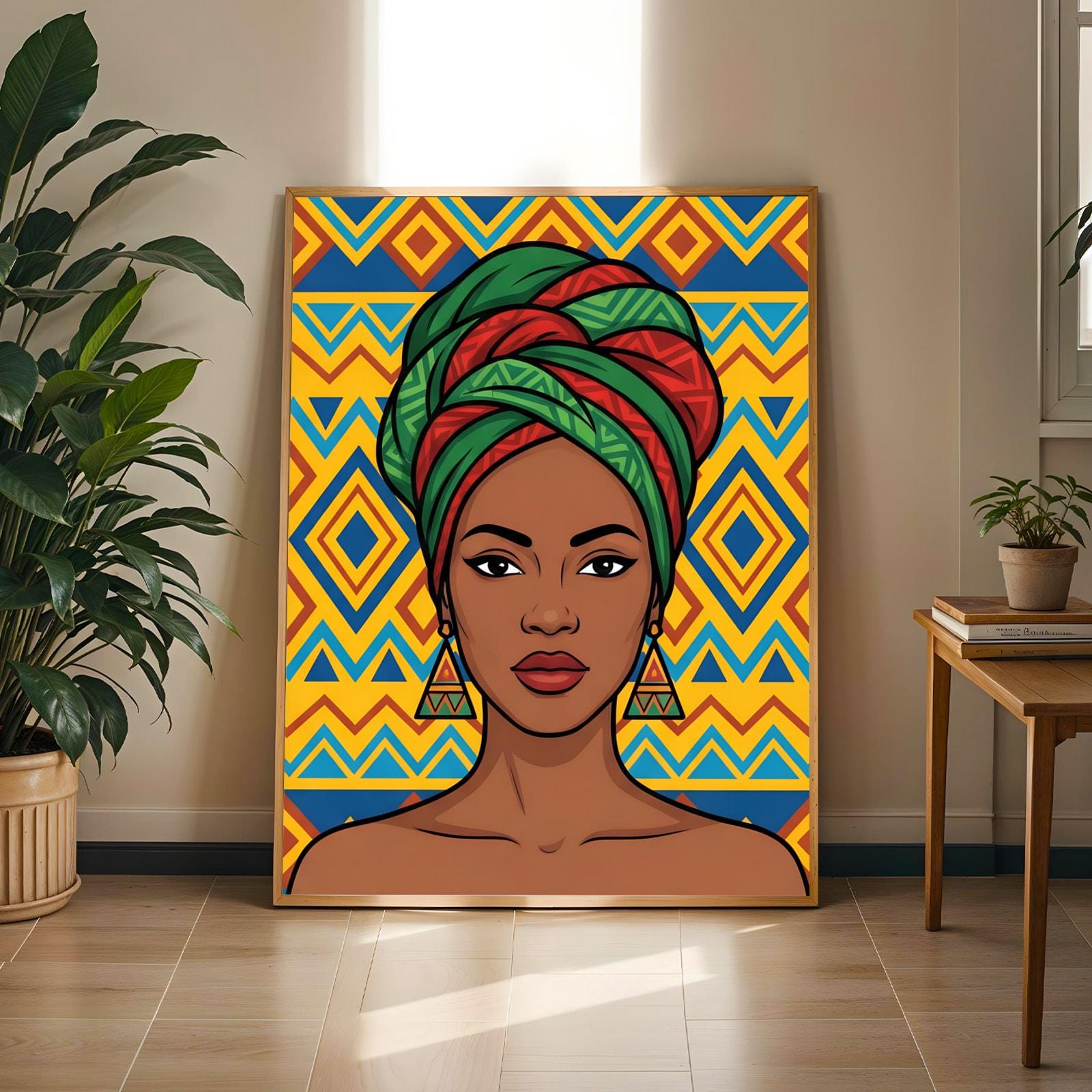African Queen Wall Art Print I Soluna Soul