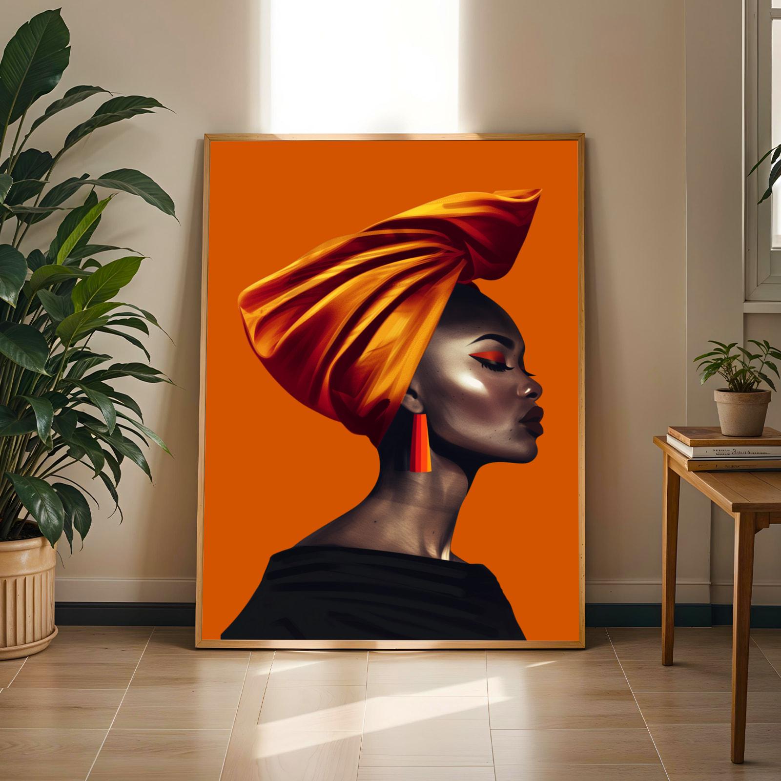 African Queen Wall Art Print VII Soluna Soul