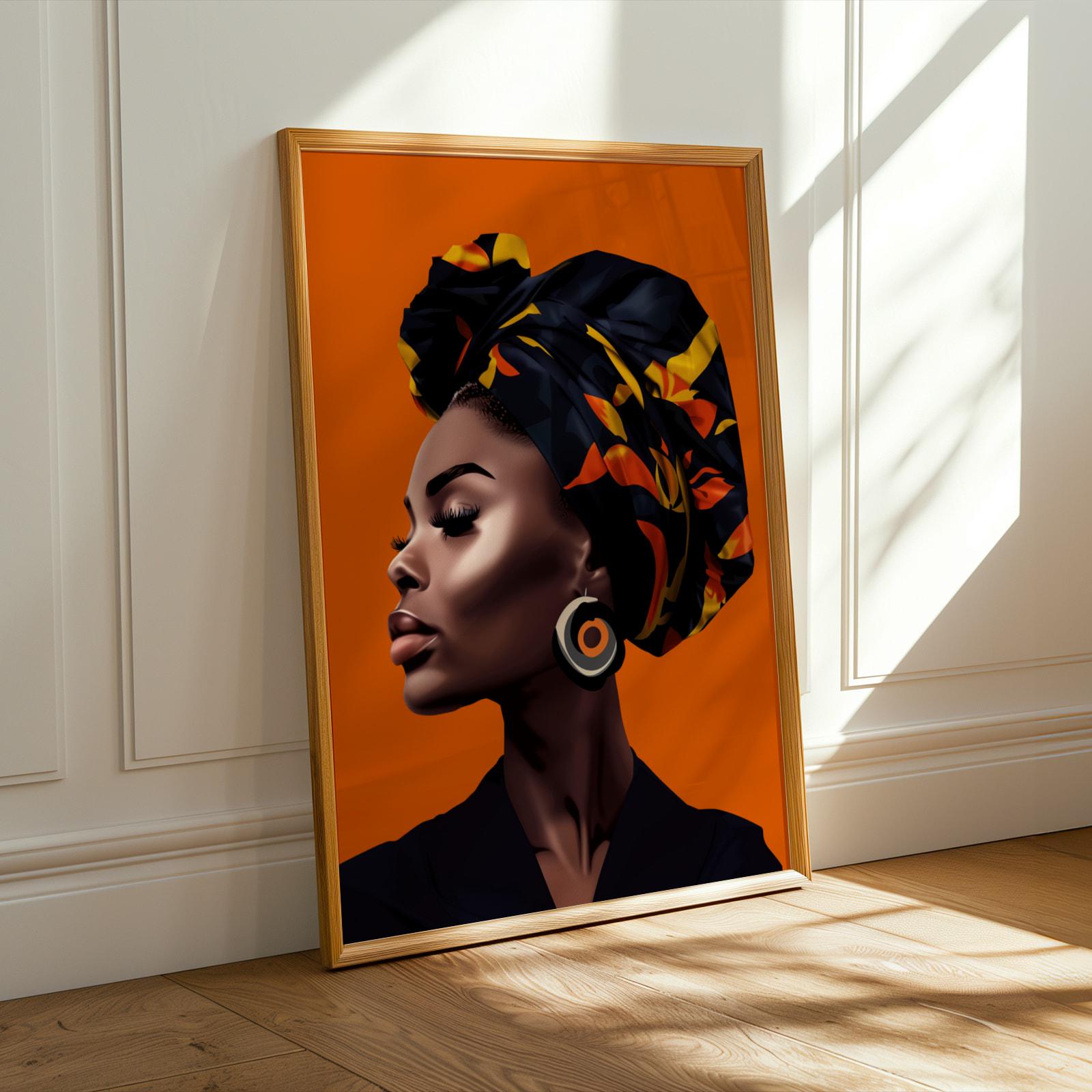African Queen Wall Art Print VI Soluna Soul