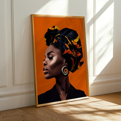 African Queen Wall Art Print VI Soluna Soul