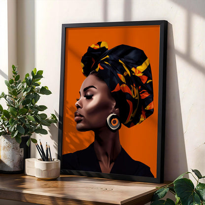 African Queen Wall Art Print VI Soluna Soul