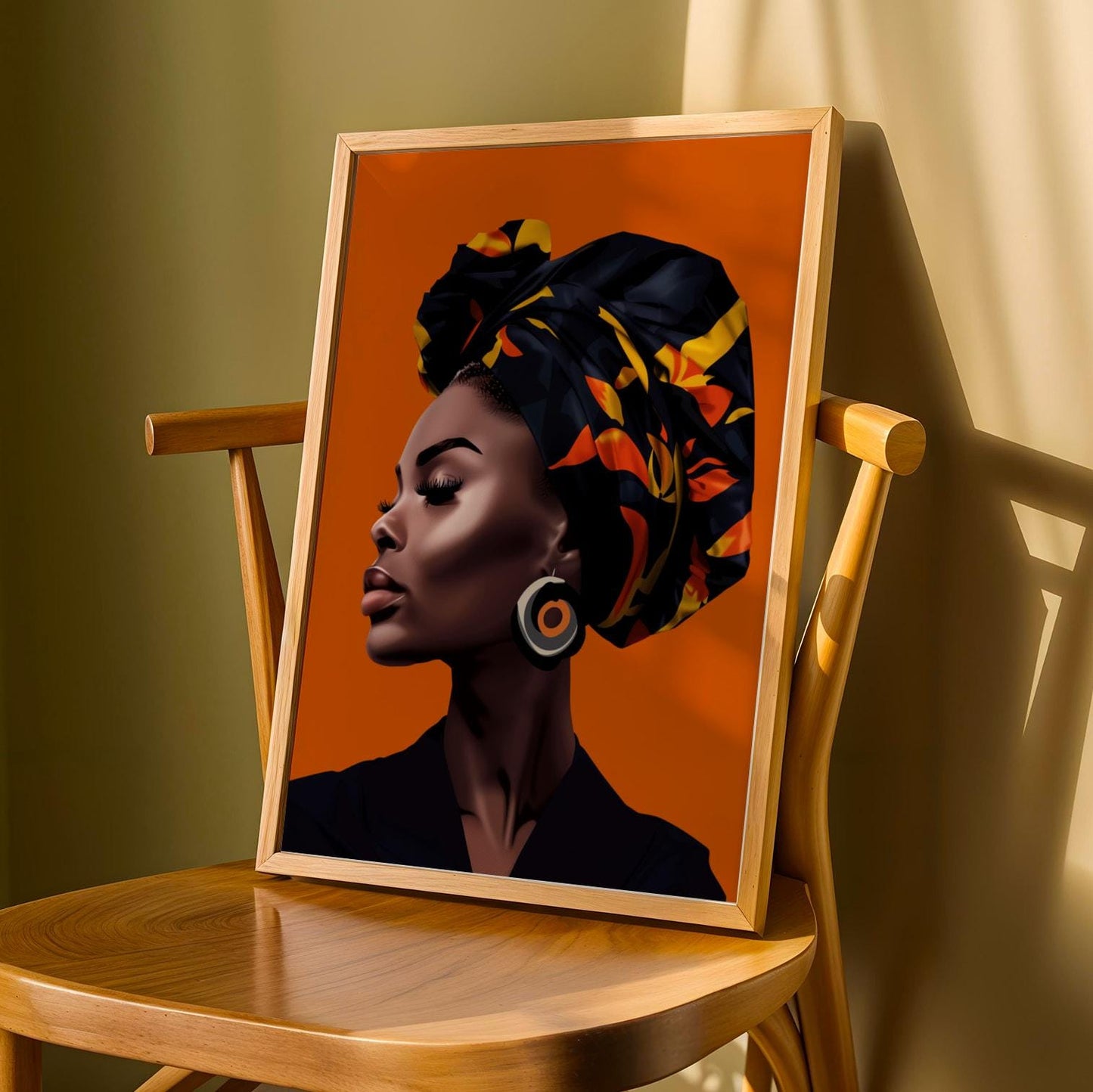 African Queen Wall Art Print VI Soluna Soul