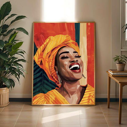 African Queen Wall Art Print X Soluna Soul