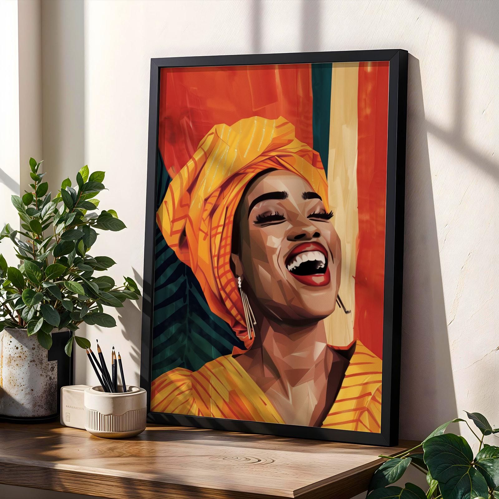 African Queen Wall Art Print X Soluna Soul