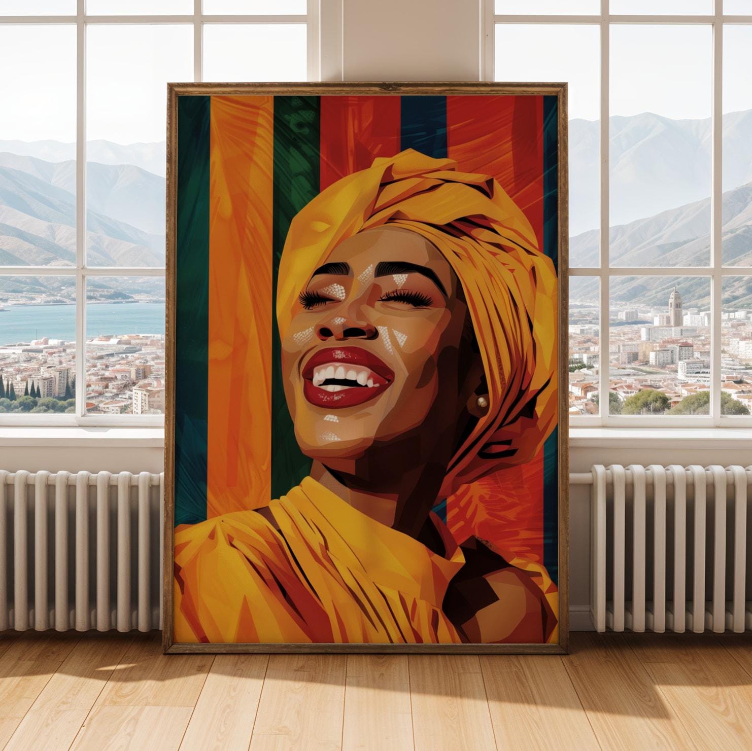 African Queen Wall Art Print IX Soluna Soul