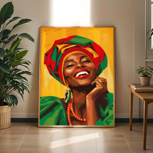African Queen Wall Art Print VIII Soluna Soul