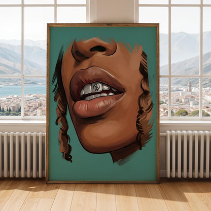 Adinkra Symbol Wall Art Print II Soluna Soul