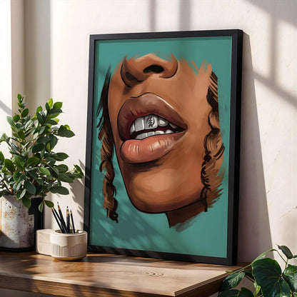 Adinkra Symbol Wall Art Print II Soluna Soul