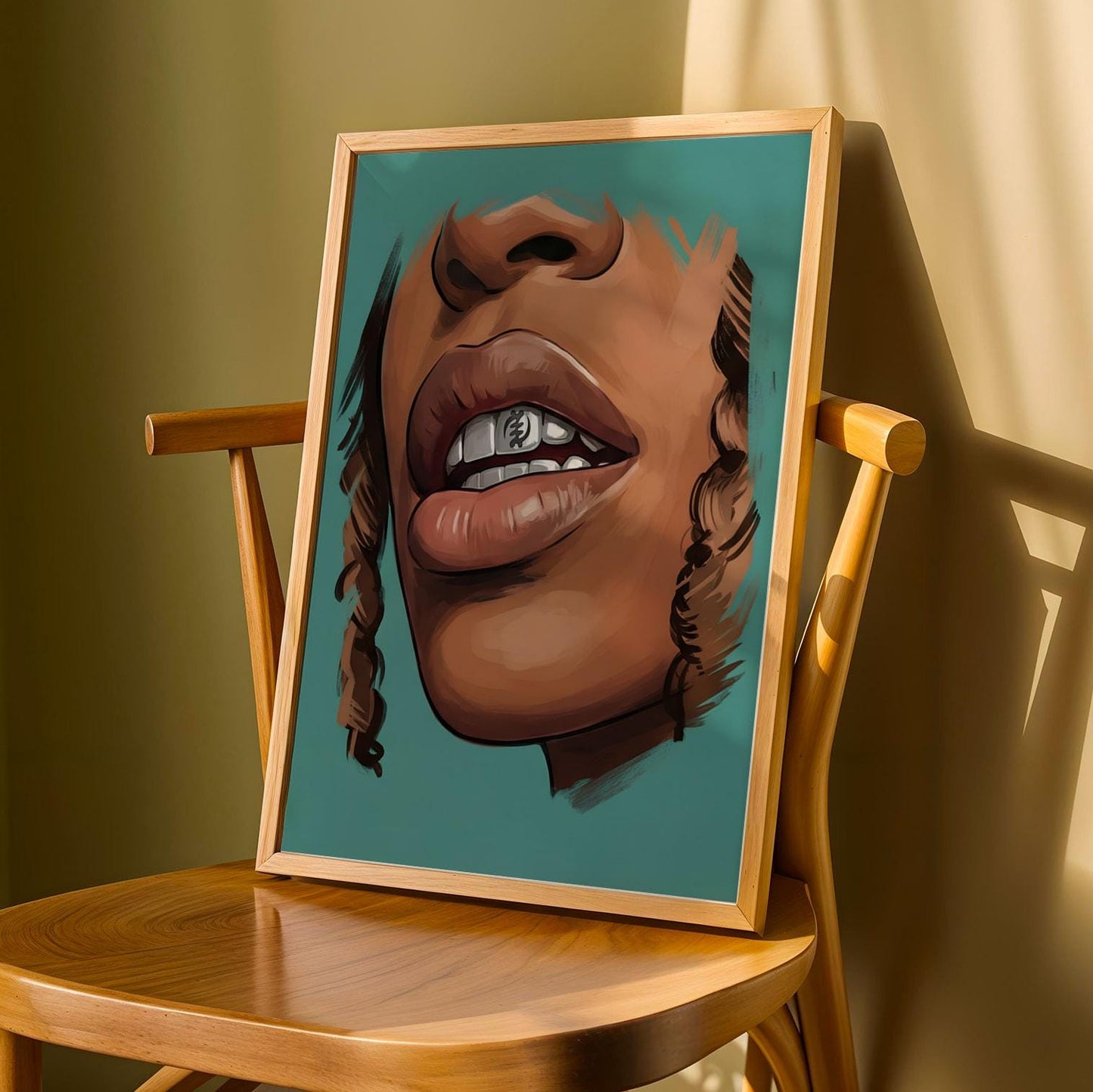 Adinkra Symbol Wall Art Print II Soluna Soul