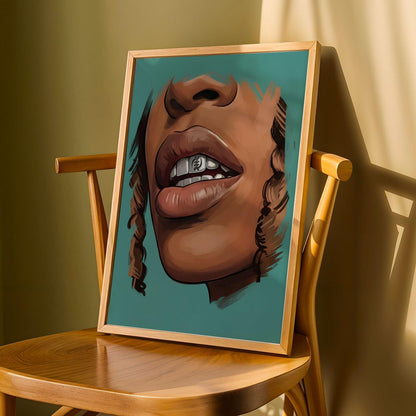 Adinkra Symbol Wall Art Print II Soluna Soul