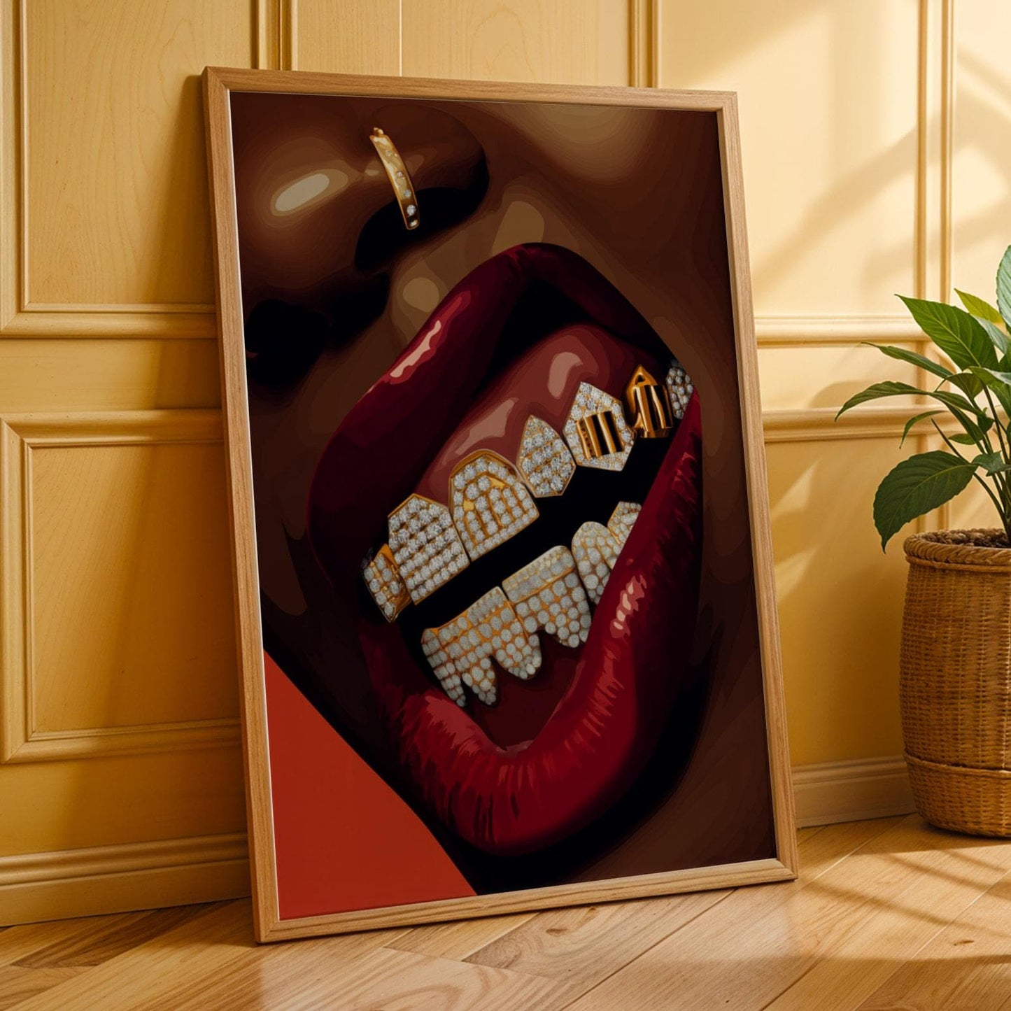 Luxury Grillz Wall Art Print Soluna Soul