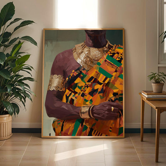 Kente In Power Wall Art Print Soluna Soul