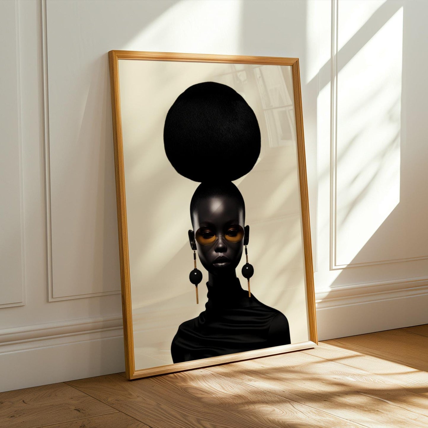 Modern Black Woman Art Print II Soluna Soul