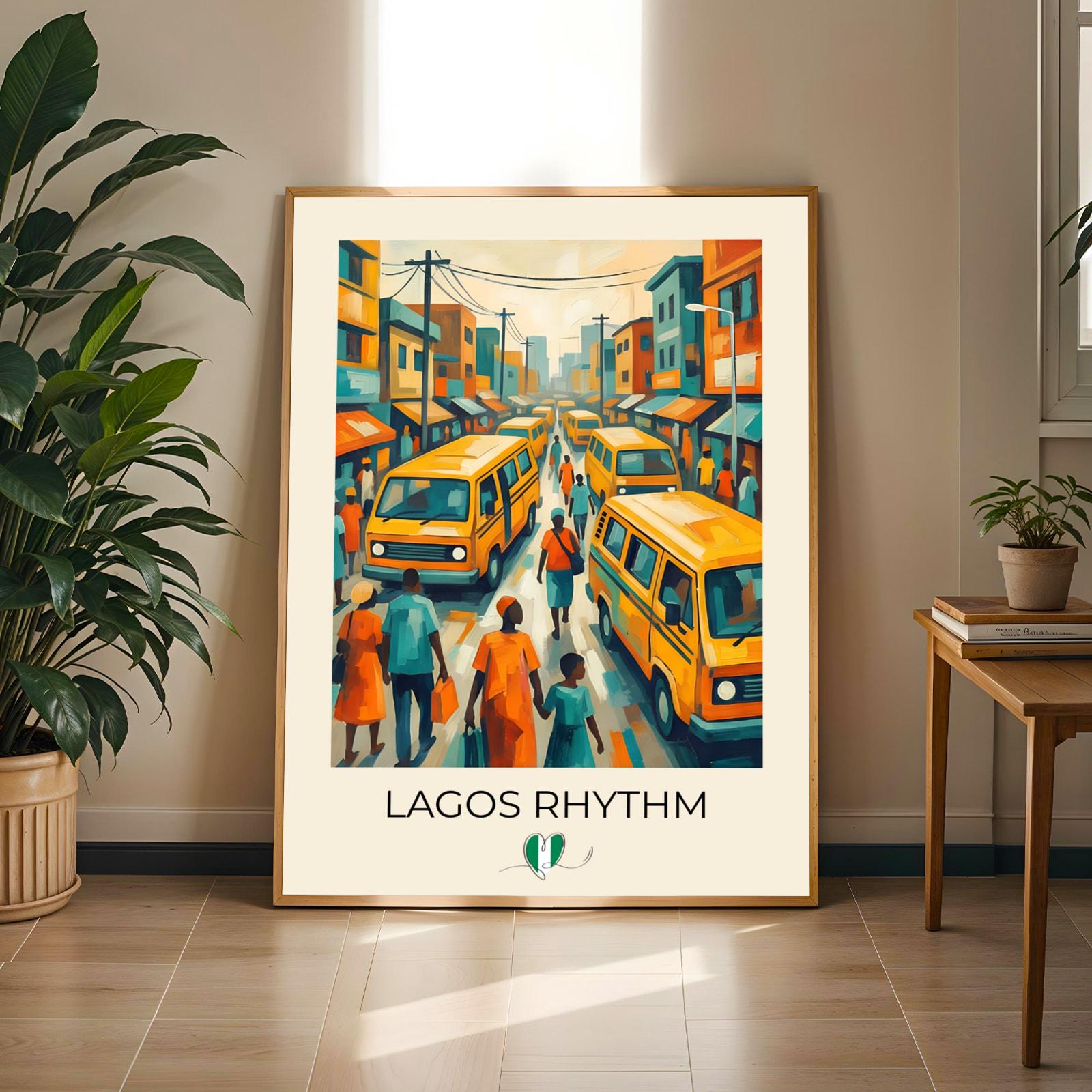 Lagos Rhythm Wall Art Print Soluna Soul