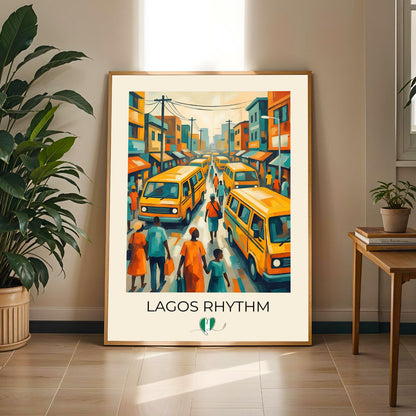 Lagos Rhythm Wall Art Print Soluna Soul
