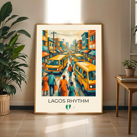 Lagos Rhythm Wall Art Print Soluna Soul