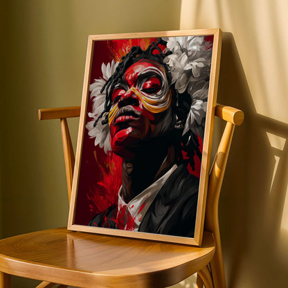 Abstract Expression  Wall Art Print Soluna Soul