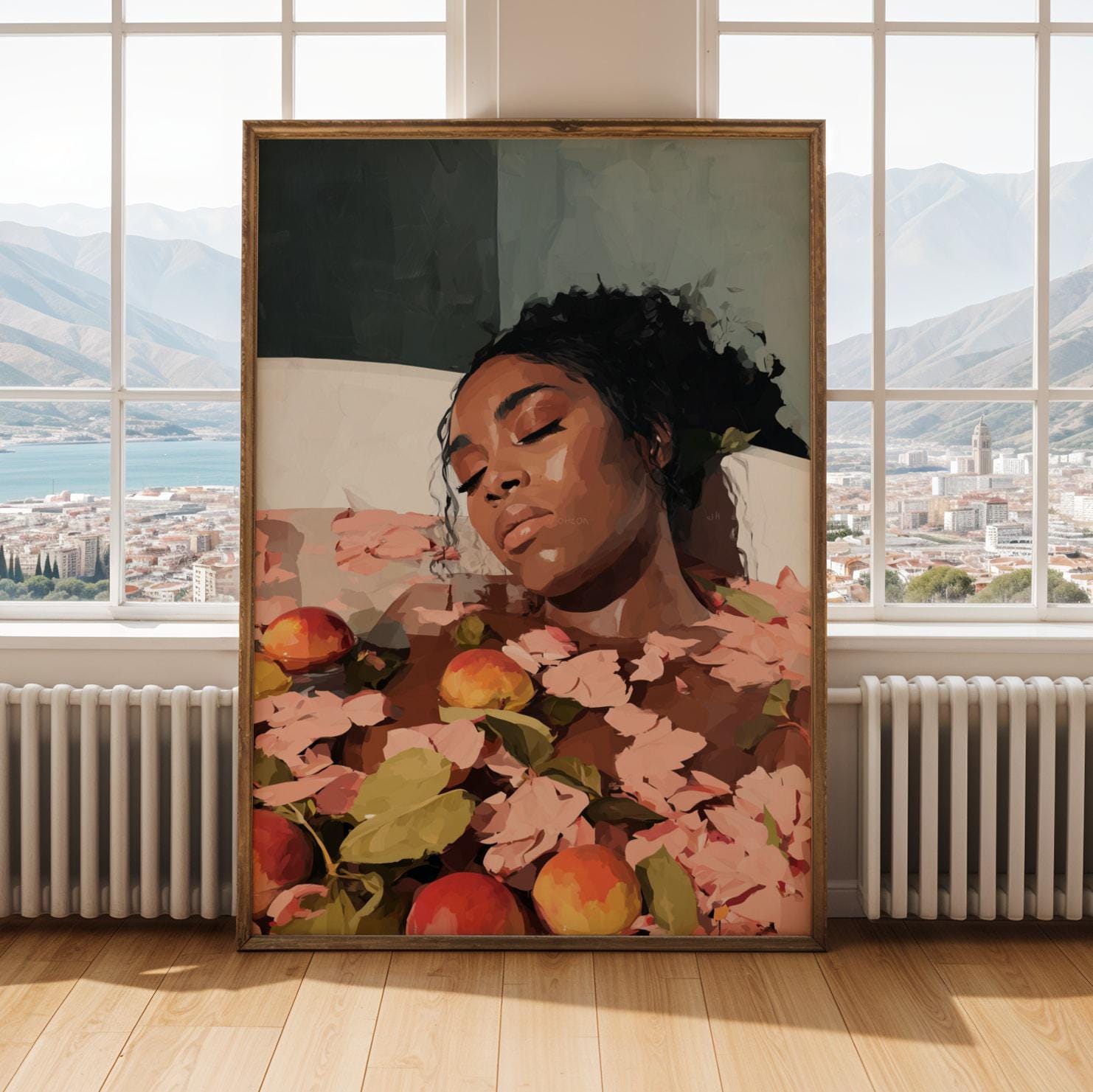 Melanin Goddess Self Care Wall Art Print VII Soluna Soul