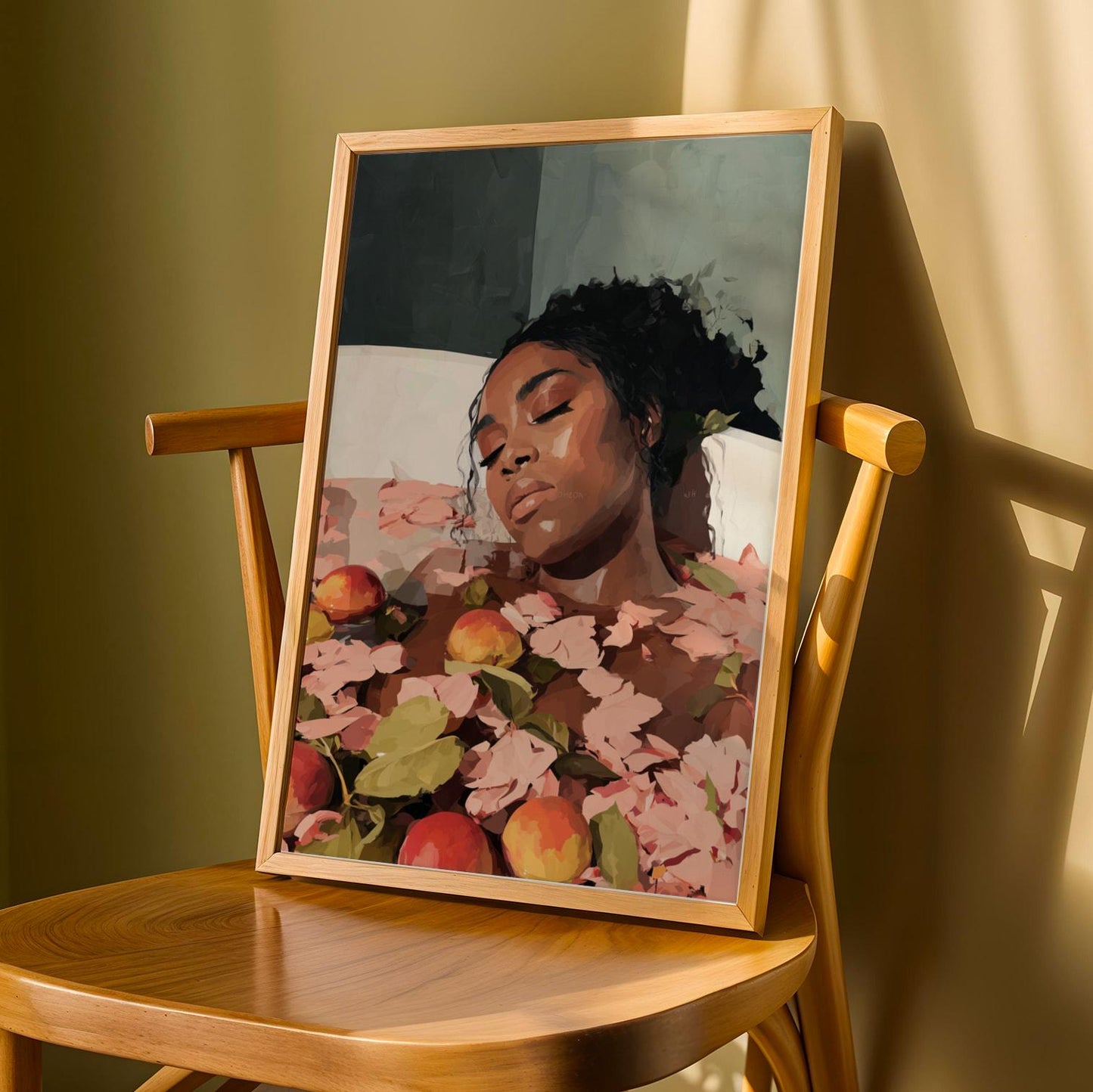 Melanin Goddess Self Care Wall Art Print VII Soluna Soul