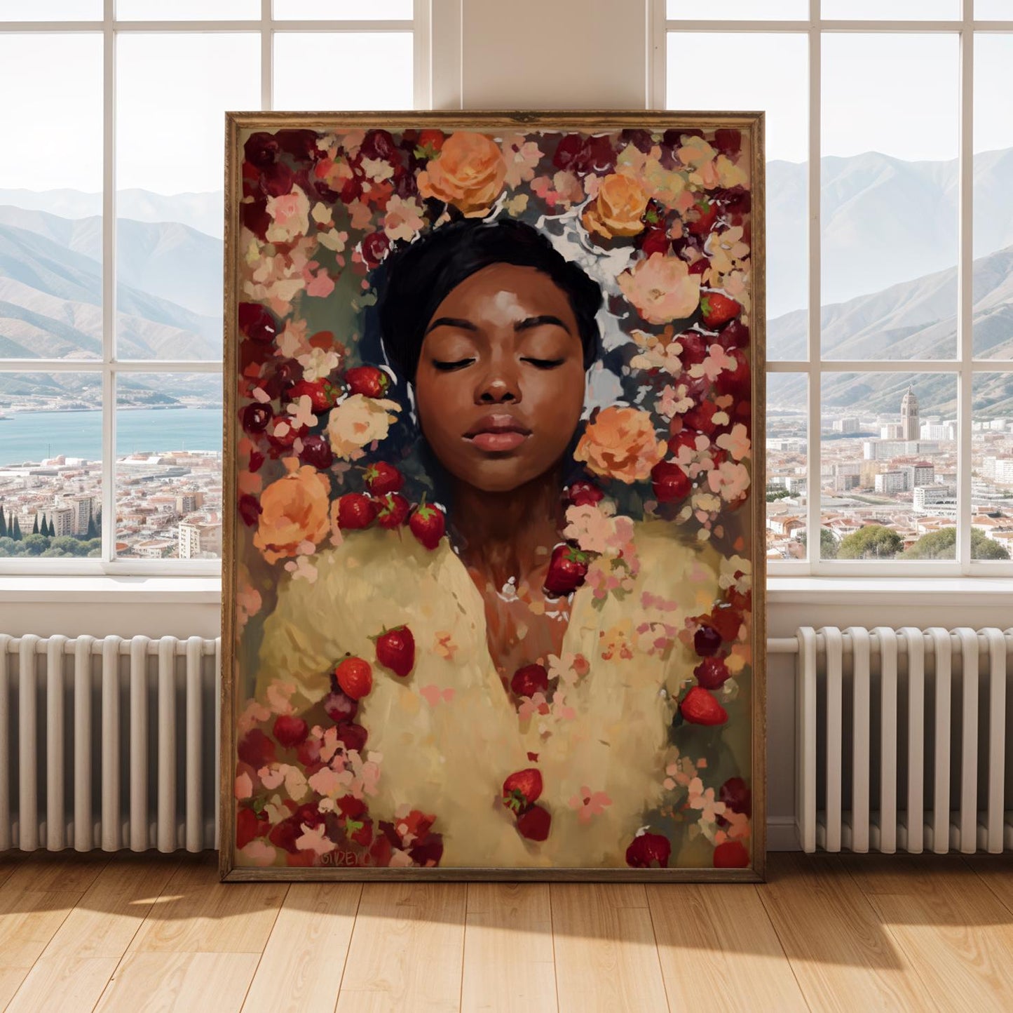 Melanin Goddess Self Care Wall Art Print V Soluna Soul