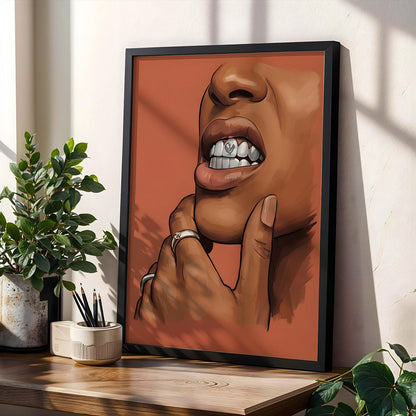 Adinkra Symbol Wall Art Print III Soluna Soul