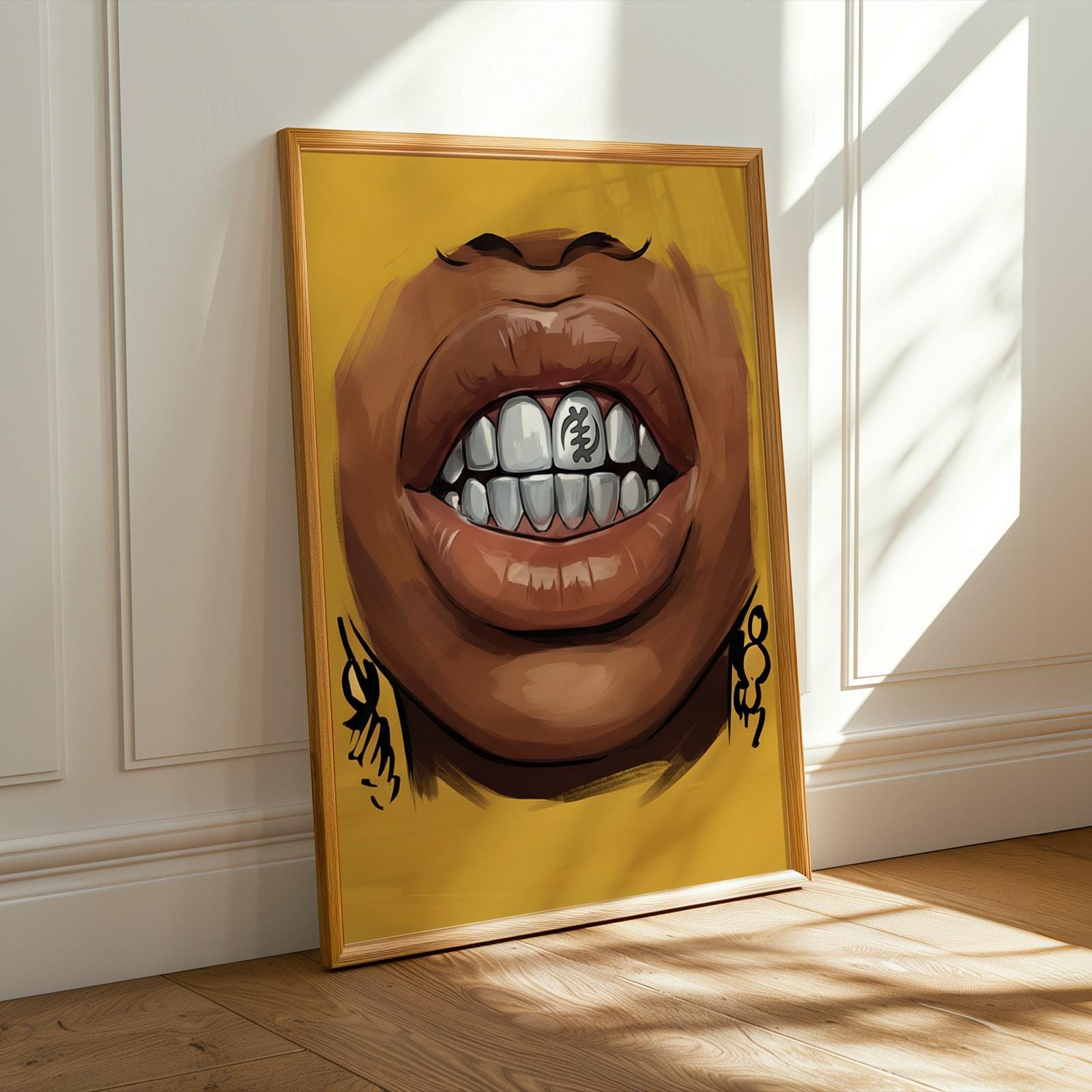 Adinkra Symbol Wall Art Print I Soluna Soul