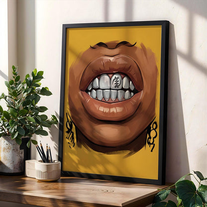 Adinkra Symbol Wall Art Print I Soluna Soul